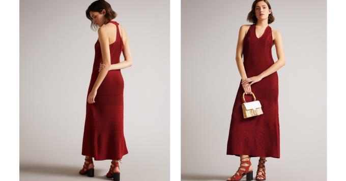 Peignoir Ted Baker Crochet Easy Fit Maxi Marron Femme | BPL-27499577